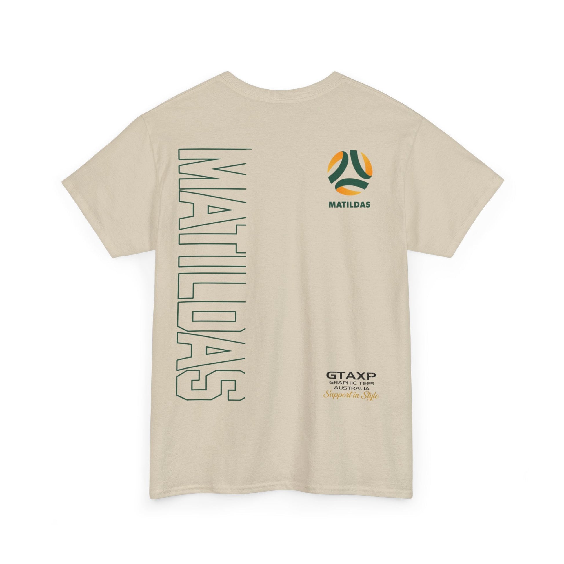 Aussie Matildas Duo Graphic Tee Graphic Tees Australia Graphic T-Shirt Australia -  Cool Graphic T-Shirts Online -  Aussie Matildas Duo T-Shirt | Aussie Matildas Merchandise