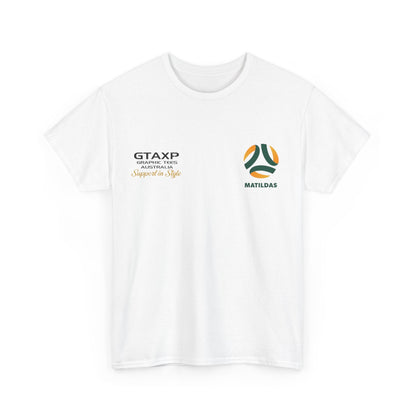 Aussie Matildas Duo Graphic Tee Graphic Tees Australia Graphic T-Shirt Australia -  Cool Graphic T-Shirts Online -  Aussie Matildas Duo T-Shirt | Aussie Matildas Merchandise