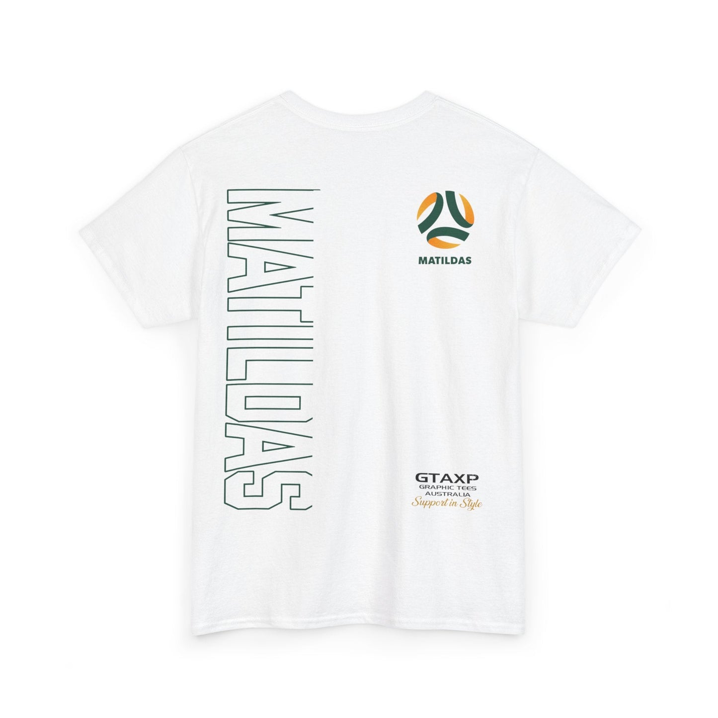 Aussie Matildas Duo Graphic Tee Graphic Tees Australia Graphic T-Shirt Australia -  Cool Graphic T-Shirts Online -  Aussie Matildas Duo T-Shirt | Aussie Matildas Merchandise