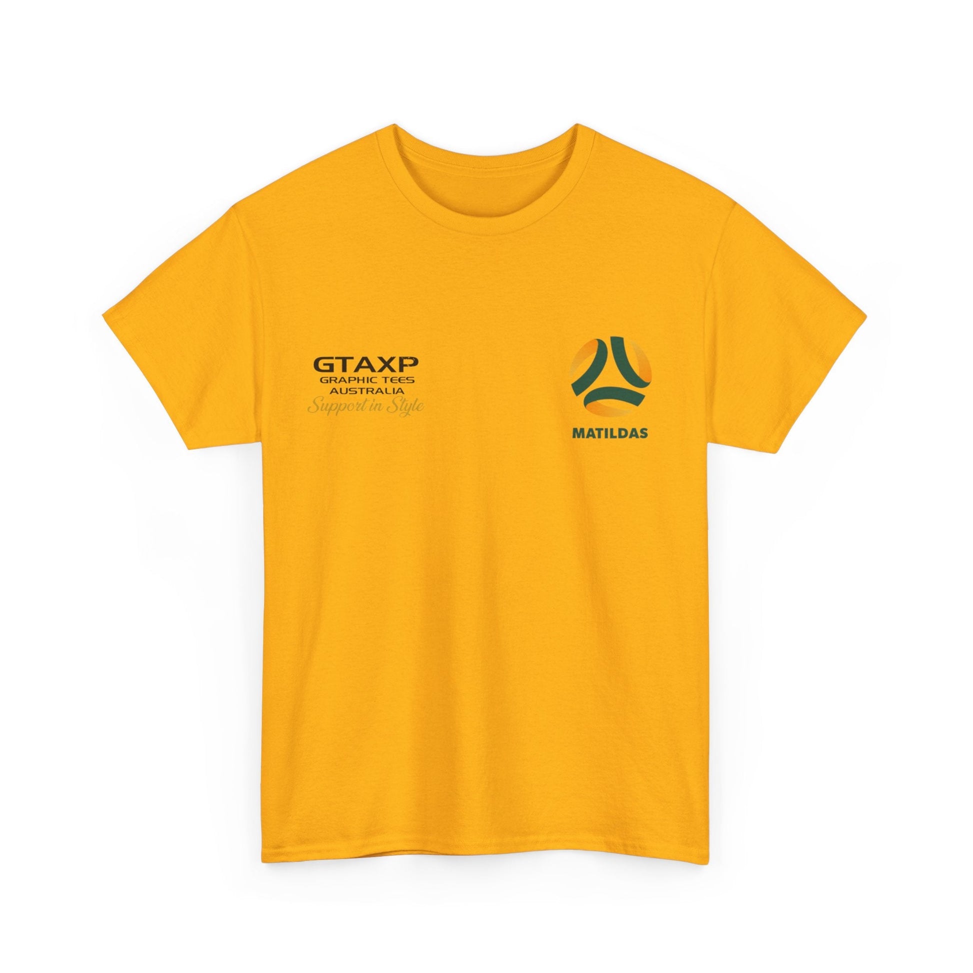 Aussie Matildas Duo Graphic Tee Graphic Tees Australia Graphic T-Shirt Australia -  Cool Graphic T-Shirts Online -  Aussie Matildas Duo T-Shirt | Aussie Matildas Merchandise