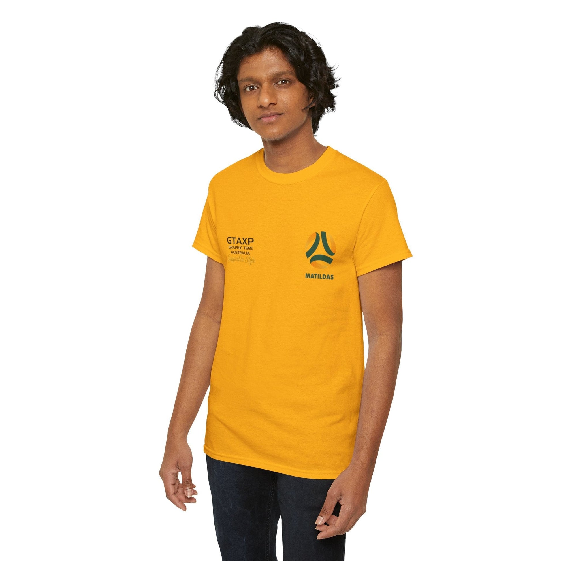 Aussie Matildas Duo Graphic Tee Graphic Tees Australia Graphic T-Shirt Australia -  Cool Graphic T-Shirts Online -  Aussie Matildas Duo T-Shirt | Aussie Matildas Merchandise