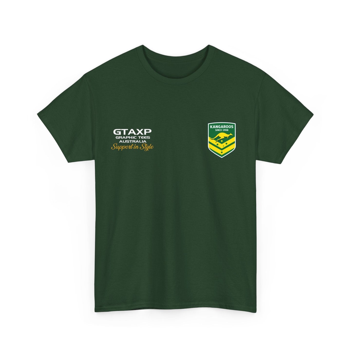 Australia Kangaroos World Cup Graphic Tee Graphic Tees Australia Graphic T-Shirt Australia -  Cool Graphic T-Shirts Online -  Australia Kangaroos World Cup T-Shirt | Rugby League World Cup Merch