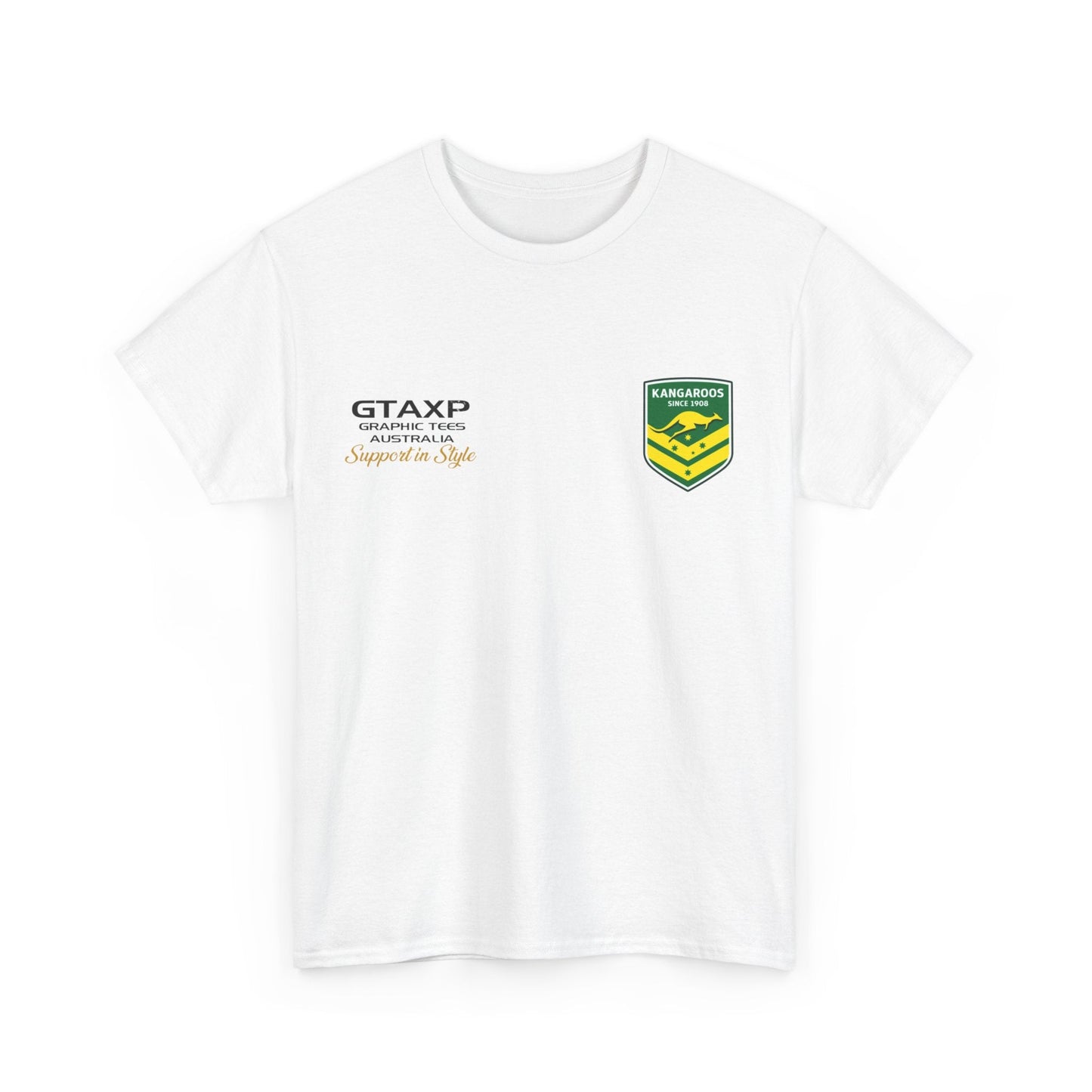 Australia Kangaroos World Cup Graphic Tee Graphic Tees Australia Graphic T-Shirt Australia -  Cool Graphic T-Shirts Online -  Australia Kangaroos World Cup T-Shirt | Rugby League World Cup Merch