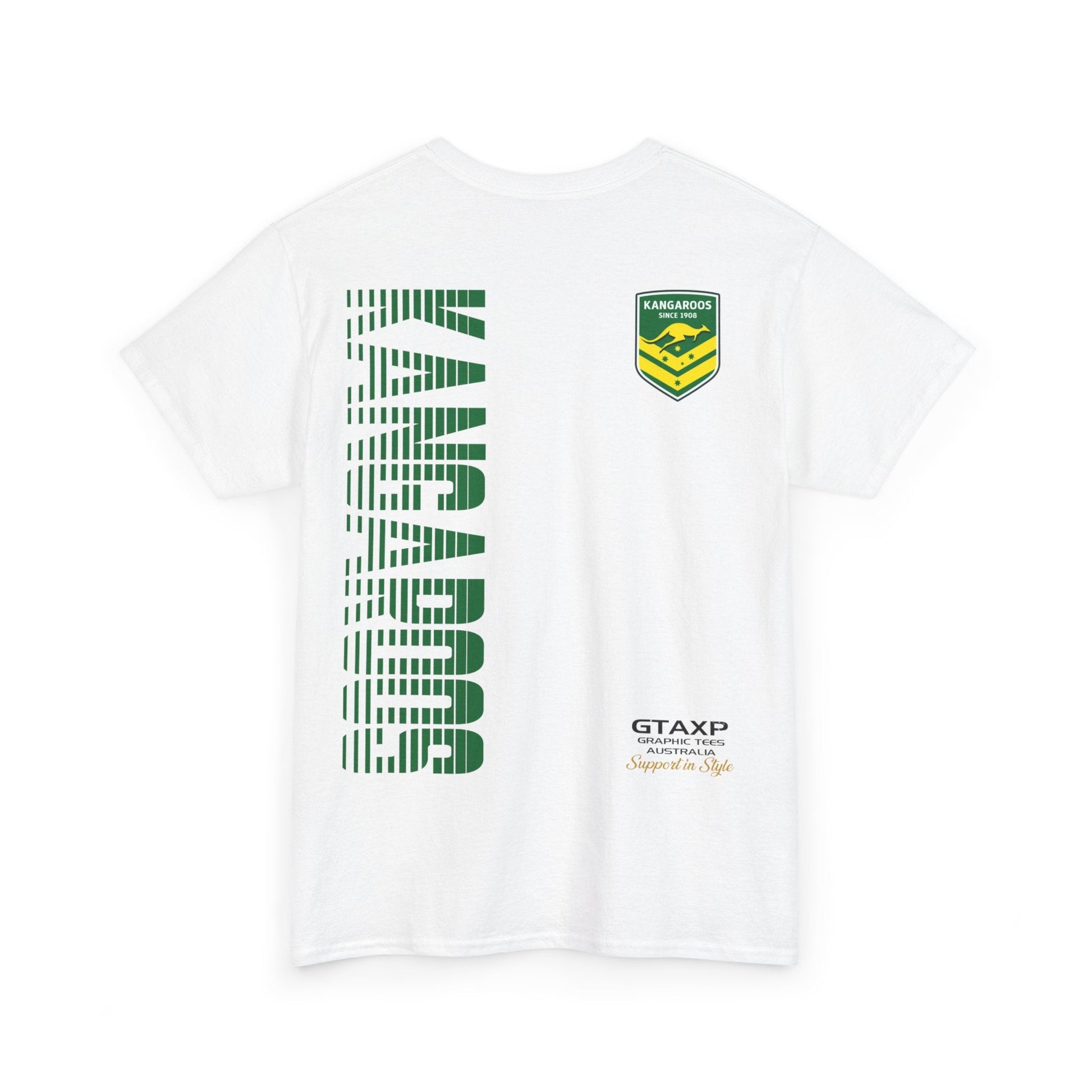 Australia Kangaroos World Cup Graphic Tee Graphic Tees Australia Graphic T-Shirt Australia -  Cool Graphic T-Shirts Online -  Australia Kangaroos World Cup T-Shirt | Rugby League World Cup Merch