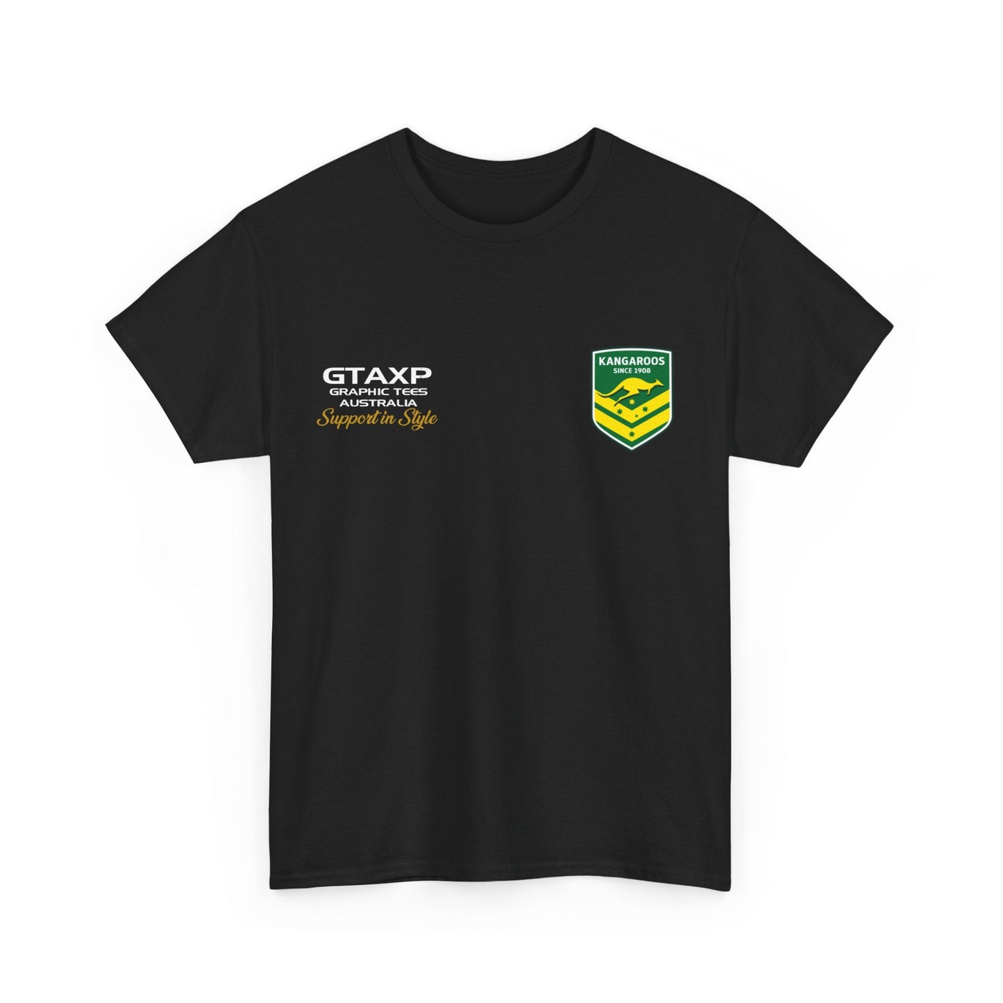 Australia Kangaroos World Cup Graphic Tee Graphic Tees Australia Graphic T-Shirt Australia -  Cool Graphic T-Shirts Online -  Australia Kangaroos World Cup T-Shirt | Rugby League World Cup Merch