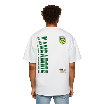 Australia Kangaroos World Cup Oversized Tee Graphic Tees Australia White / S Graphic T-Shirt Australia -  Cool Graphic T-Shirts Online -  Australia Kangaroos World Cup Oversized Tee | World Cup T-Shirts