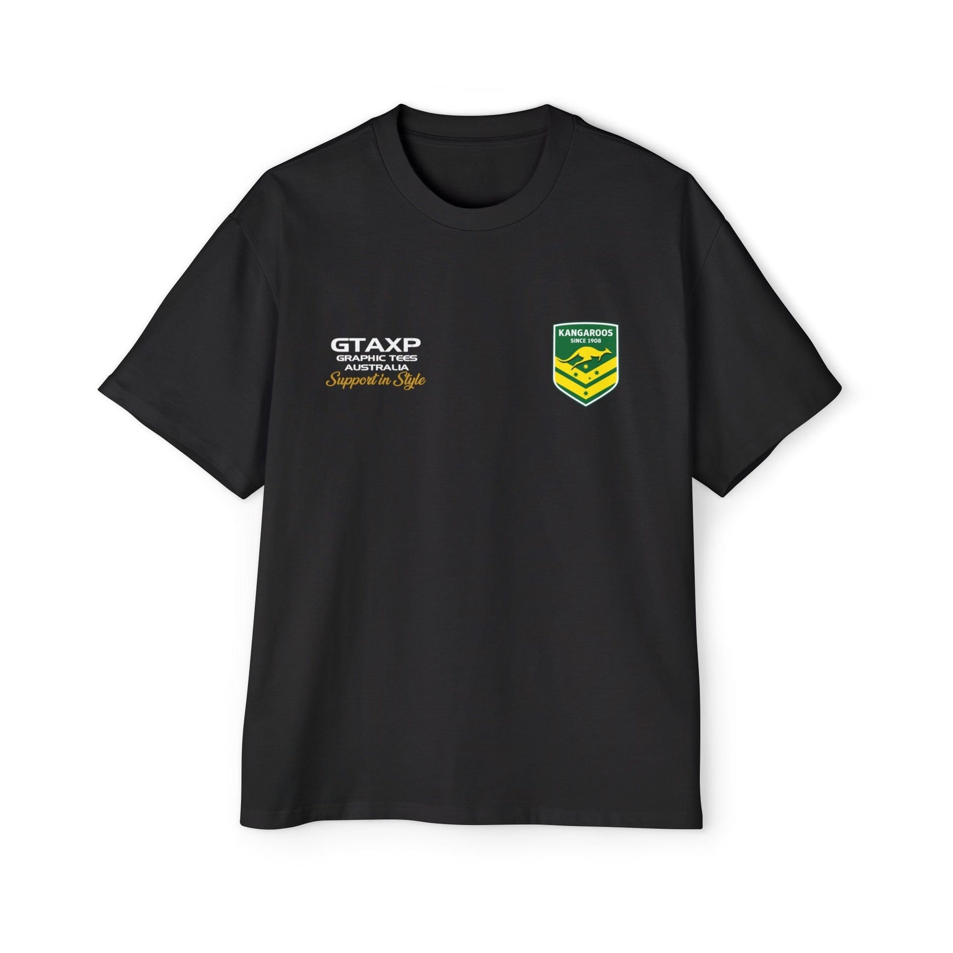 Australia Kangaroos World Cup Oversized Tee Graphic Tees Australia Graphic T-Shirt Australia -  Cool Graphic T-Shirts Online -  Australia Kangaroos World Cup Oversized Tee | World Cup T-Shirts