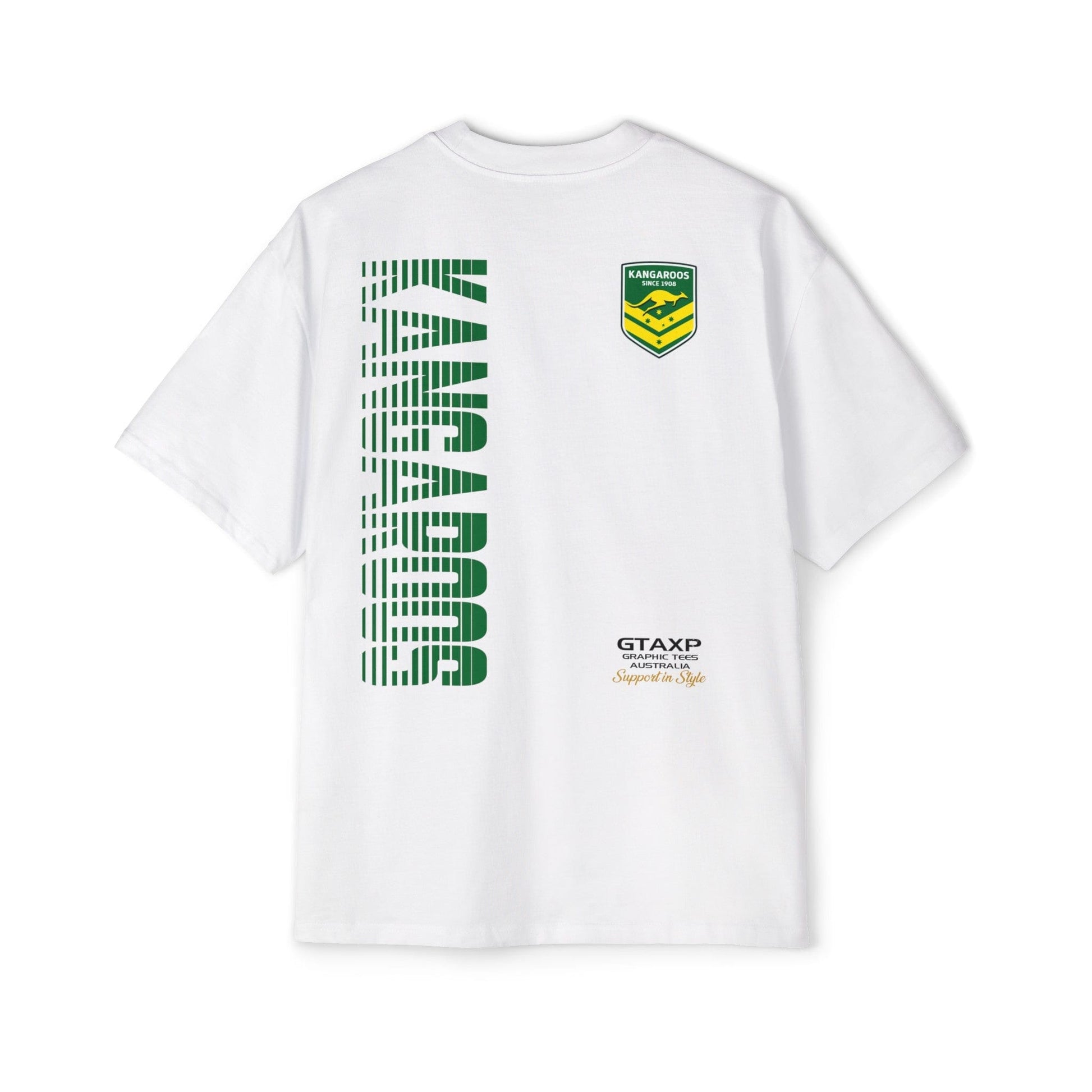 Australia Kangaroos World Cup Oversized Tee Graphic Tees Australia Graphic T-Shirt Australia -  Cool Graphic T-Shirts Online -  Australia Kangaroos World Cup Oversized Tee | World Cup T-Shirts