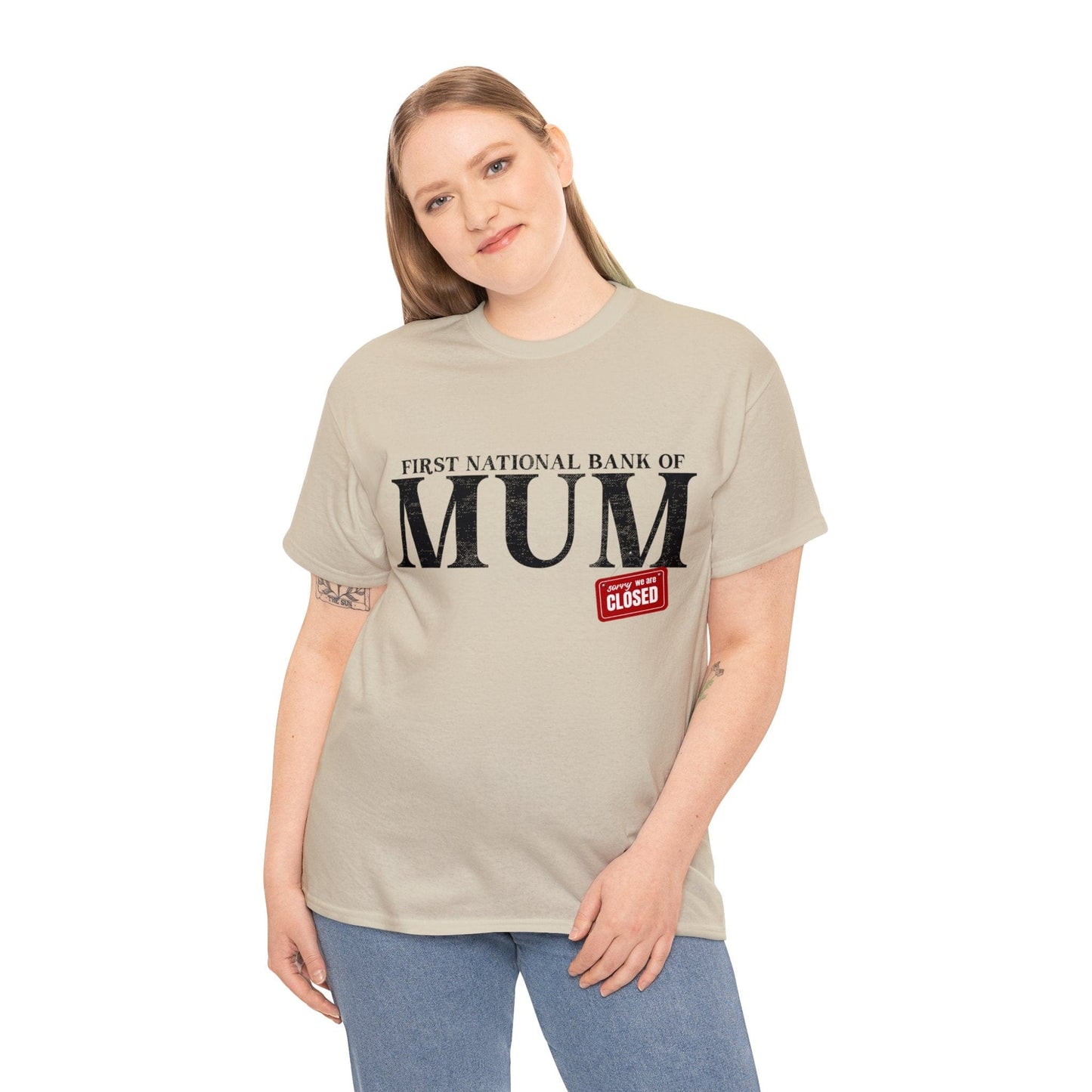 Bank Of Mum Graphic Tee Graphic Tees Australia Graphic T-Shirt Australia -  Cool Graphic T-Shirts Online -  Bank Of Mum T-Shirt | Funny T-Shirts Australia