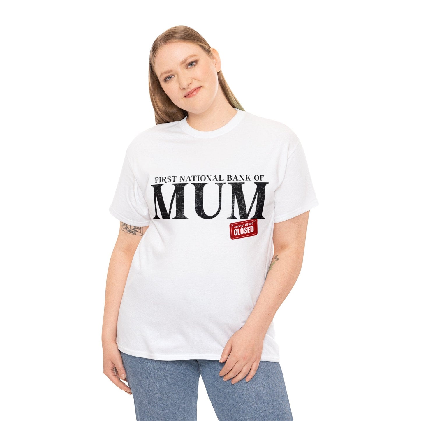 Bank Of Mum Graphic Tee Graphic Tees Australia Graphic T-Shirt Australia -  Cool Graphic T-Shirts Online -  Bank Of Mum T-Shirt | Funny T-Shirts Australia