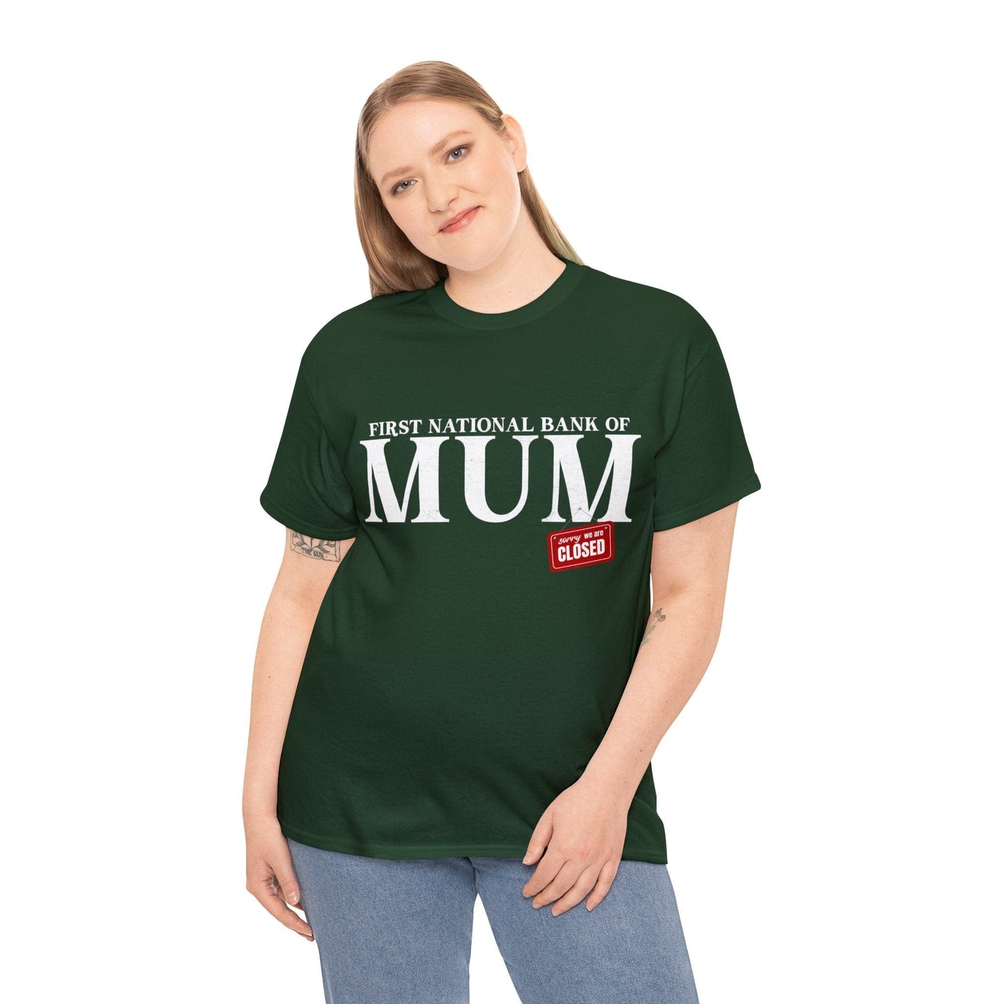 Bank Of Mum Graphic Tee Graphic Tees Australia Graphic T-Shirt Australia -  Cool Graphic T-Shirts Online -  Bank Of Mum T-Shirt | Funny T-Shirts Australia