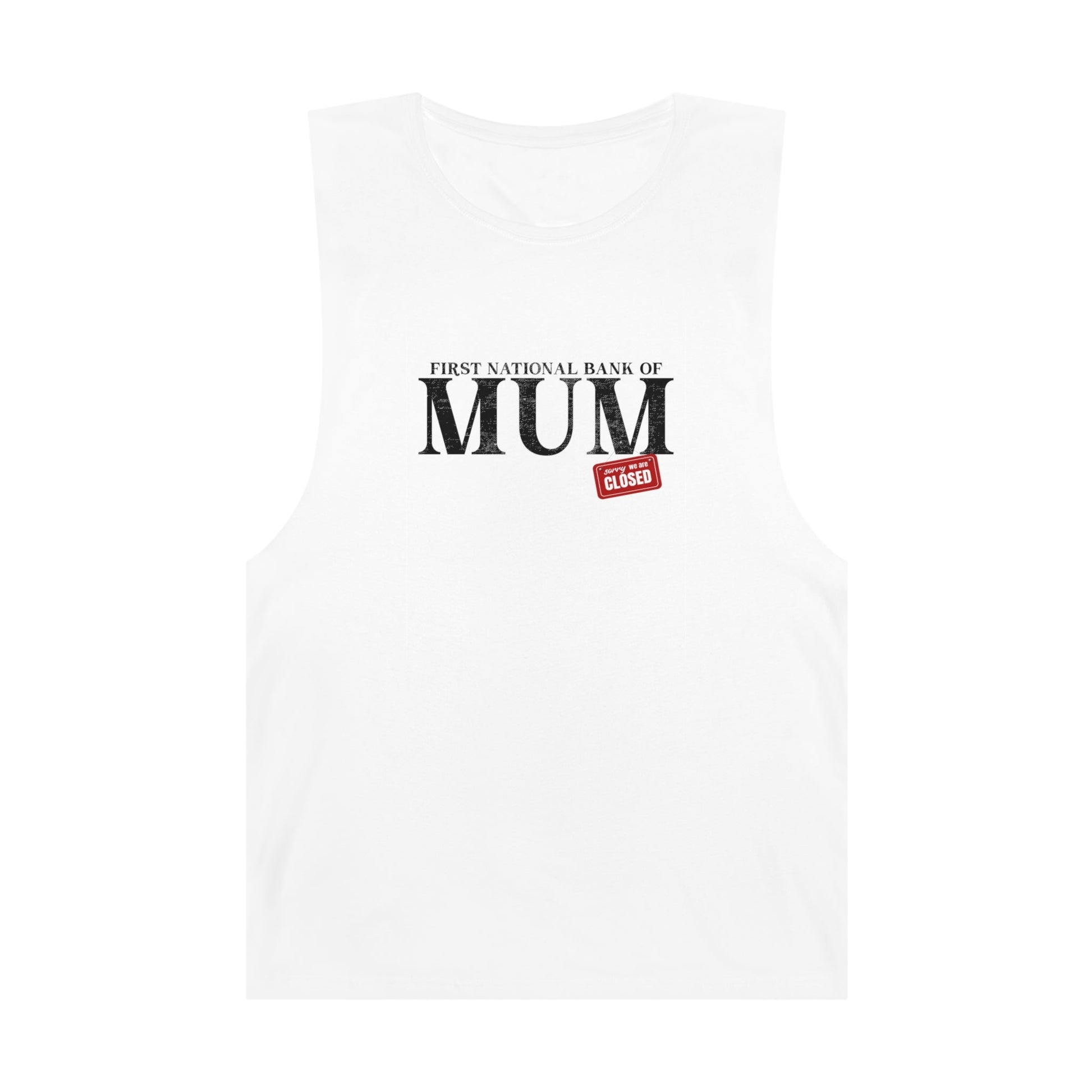 Bank Of Mum Tank Top Graphic Tees Australia Graphic T-Shirt Australia -  Cool Graphic T-Shirts Online -  Bank Of Mum Tank Top | Graphic Tank Tops & Singlets