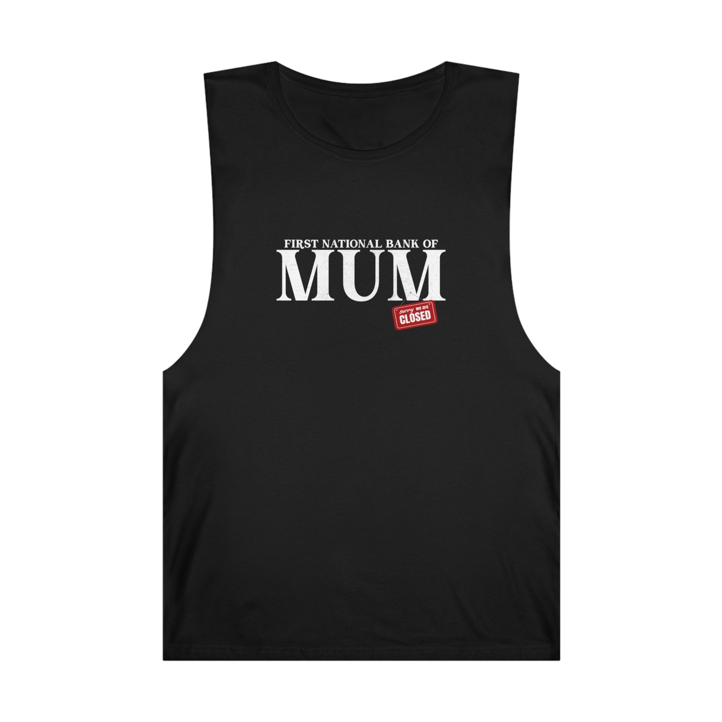 Bank Of Mum Tank Top Graphic Tees Australia Graphic T-Shirt Australia -  Cool Graphic T-Shirts Online -  Bank Of Mum Tank Top | Graphic Tank Tops & Singlets