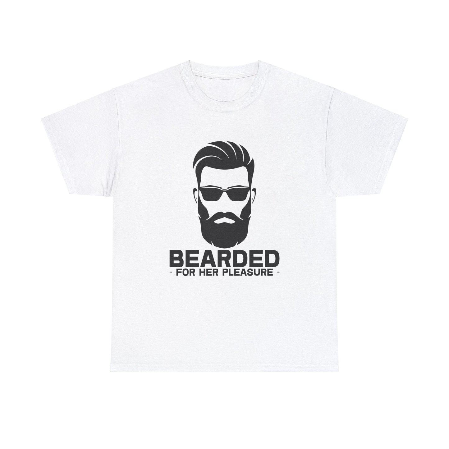 Bearded For Her Pleasure Graphic Tee Graphic Tees Australia Graphic T-Shirt Australia -  Cool Graphic T-Shirts Online -  Bearded For Her Pleasure T-Shirt | Funny Graphic T-Shirts Australia