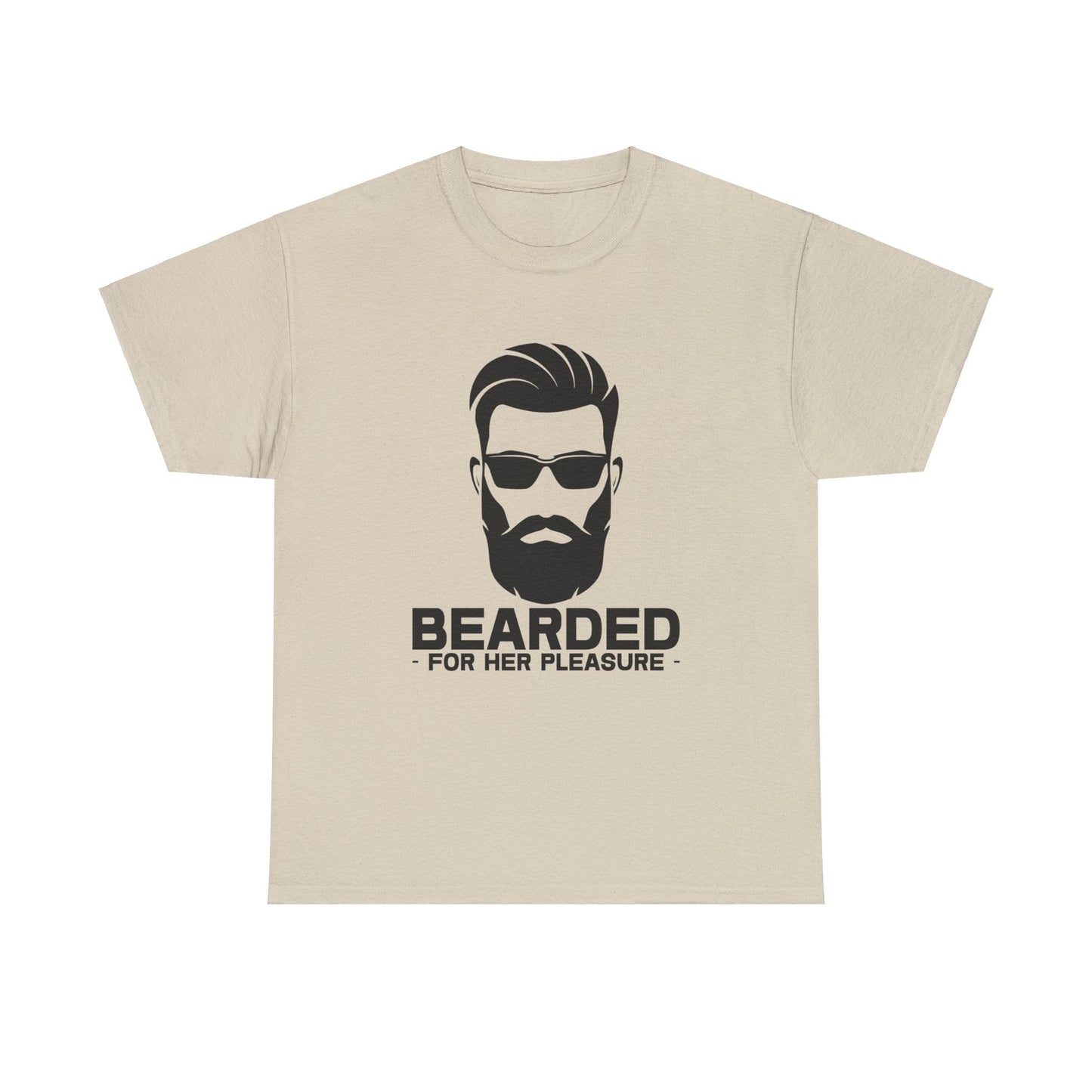 Bearded For Her Pleasure Graphic Tee Graphic Tees Australia Graphic T-Shirt Australia -  Cool Graphic T-Shirts Online -  Bearded For Her Pleasure T-Shirt | Funny Graphic T-Shirts Australia