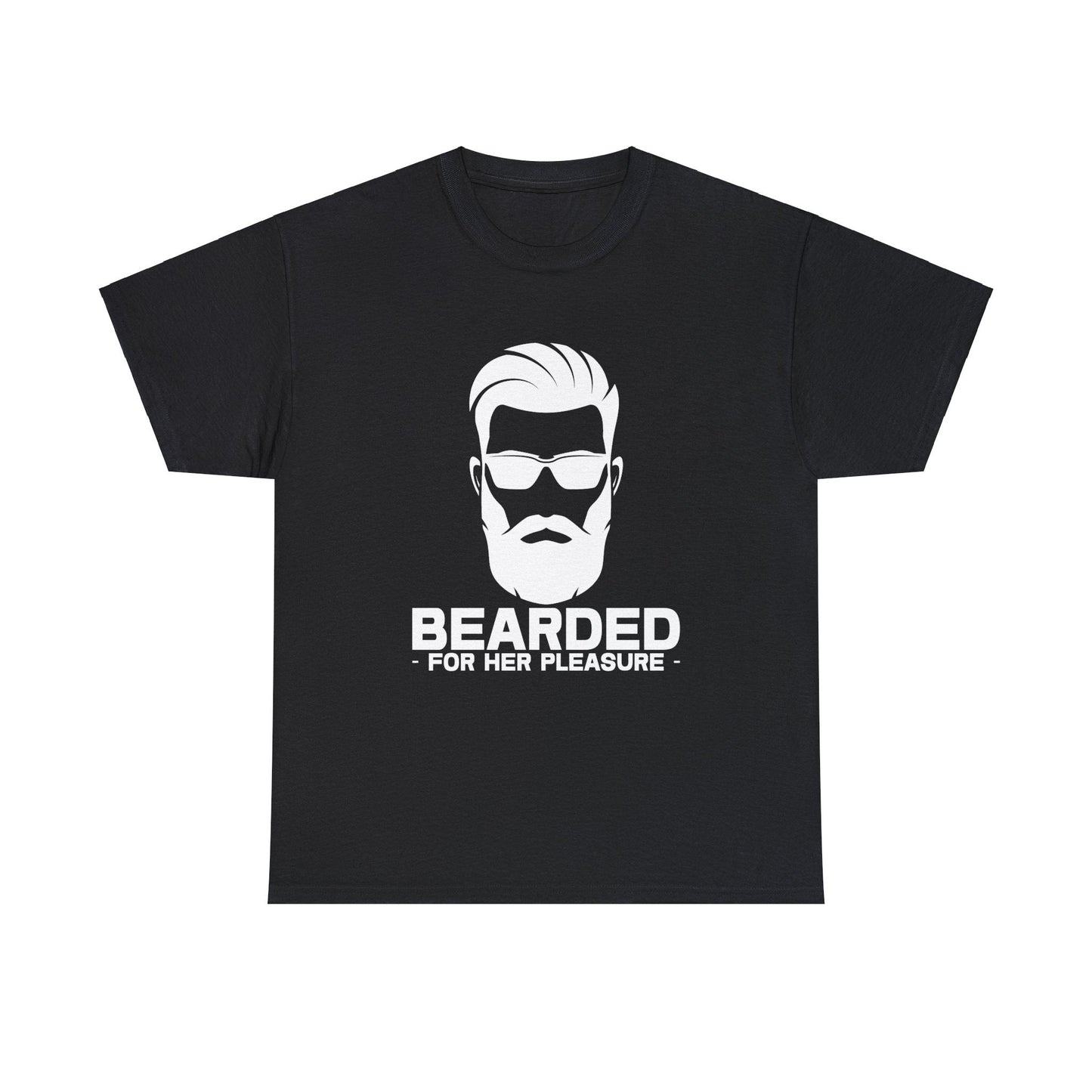 Bearded For Her Pleasure Graphic Tee Graphic Tees Australia Graphic T-Shirt Australia -  Cool Graphic T-Shirts Online -  Bearded For Her Pleasure T-Shirt | Funny Graphic T-Shirts Australia