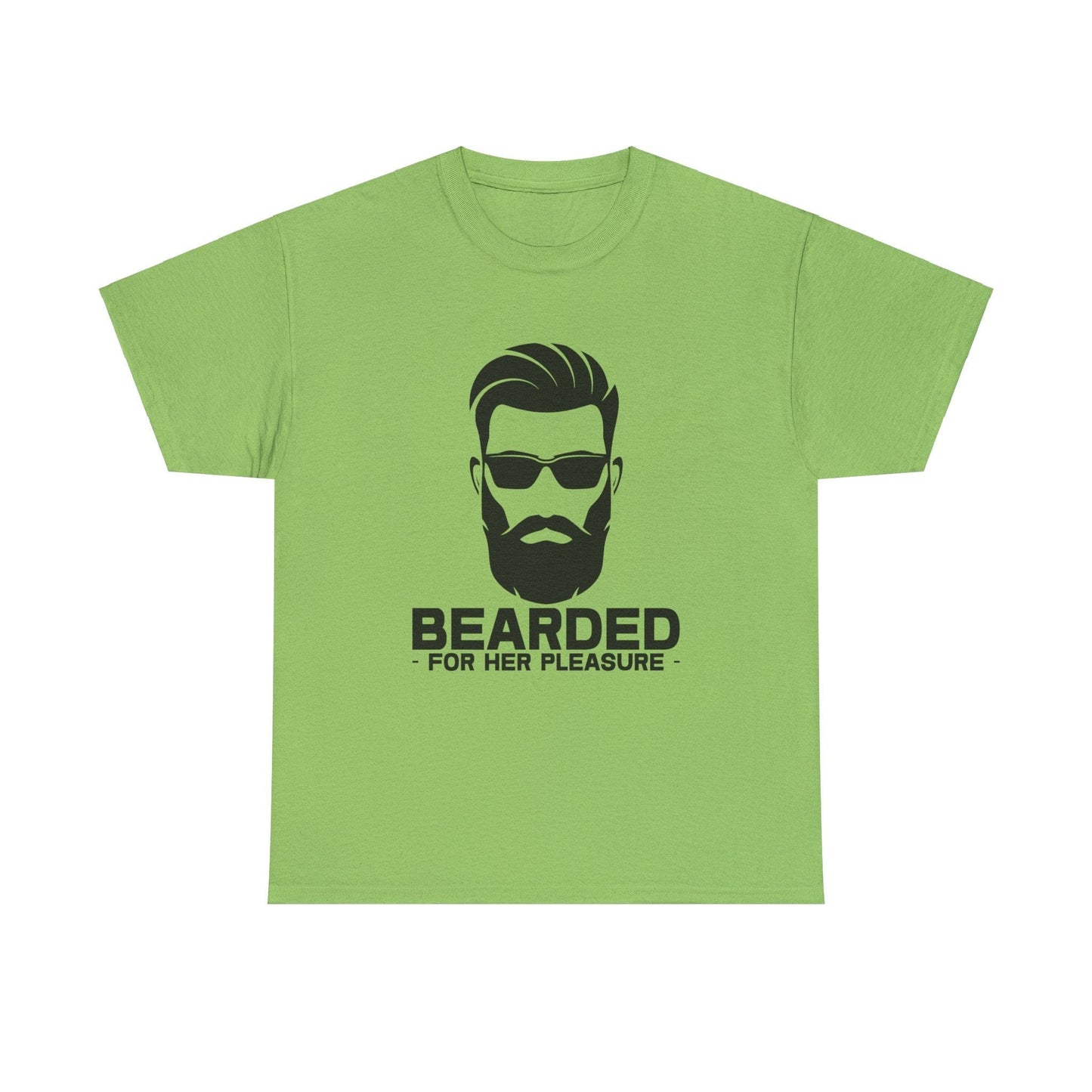 Bearded For Her Pleasure Graphic Tee Graphic Tees Australia Graphic T-Shirt Australia -  Cool Graphic T-Shirts Online -  Bearded For Her Pleasure T-Shirt | Funny Graphic T-Shirts Australia