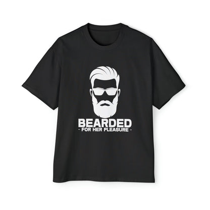 Bearded For Her Pleasure Oversized Tee Graphic Tees Australia Graphic T-Shirt Australia -  Cool Graphic T-Shirts Online -  Bearded For Her Pleasure Oversized Tee | Funny Oversized T-Shirt