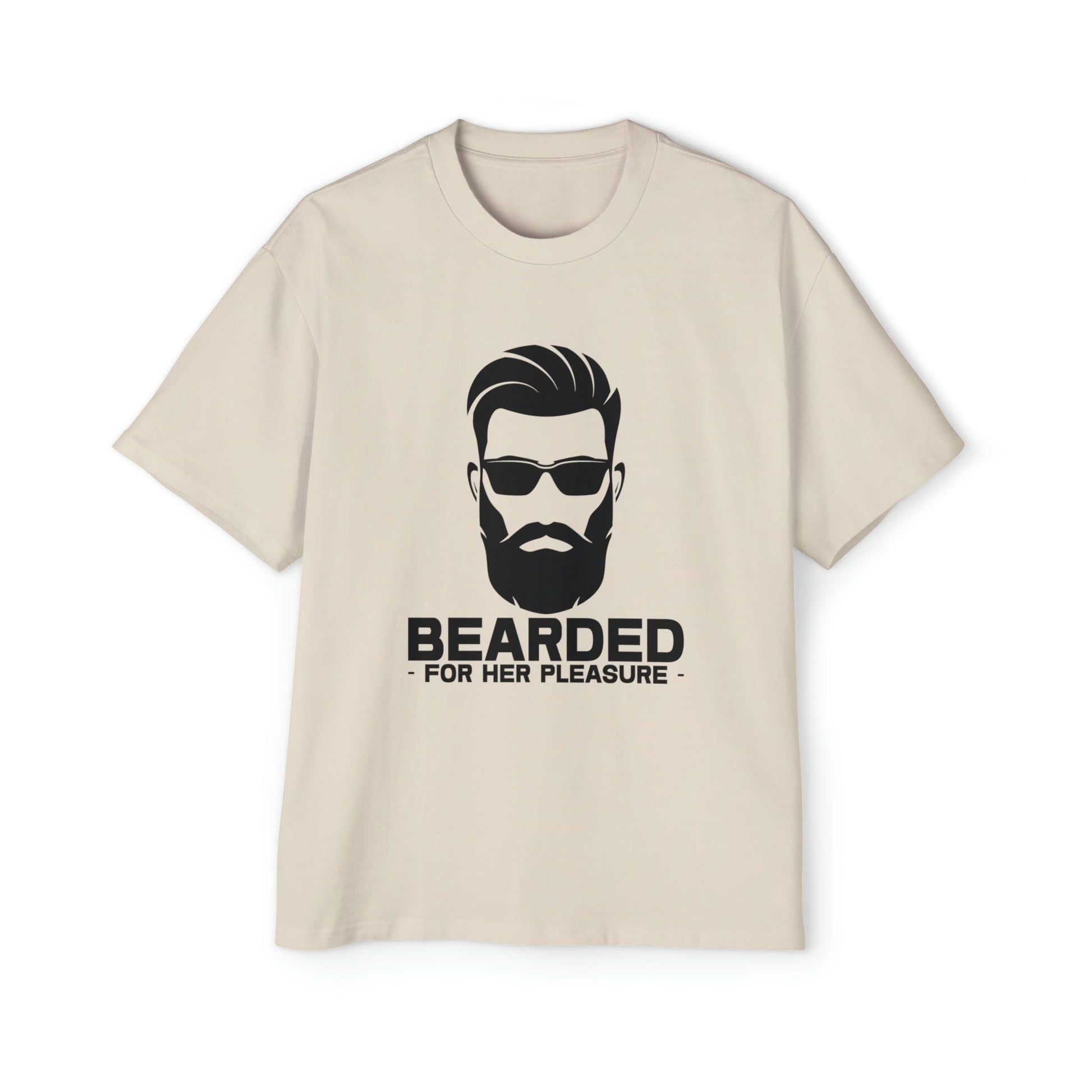 Bearded For Her Pleasure Oversized Tee Graphic Tees Australia Graphic T-Shirt Australia -  Cool Graphic T-Shirts Online -  Bearded For Her Pleasure Oversized Tee | Funny Oversized T-Shirt