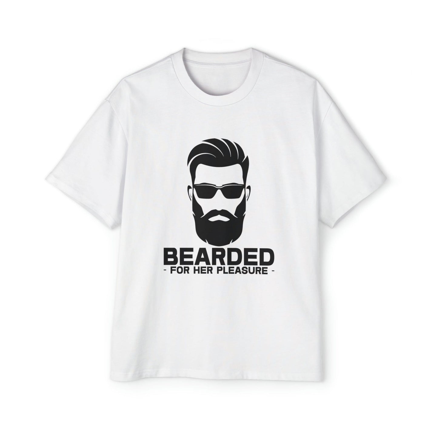 Bearded For Her Pleasure Oversized Tee Graphic Tees Australia Graphic T-Shirt Australia -  Cool Graphic T-Shirts Online -  Bearded For Her Pleasure Oversized Tee | Funny Oversized T-Shirt