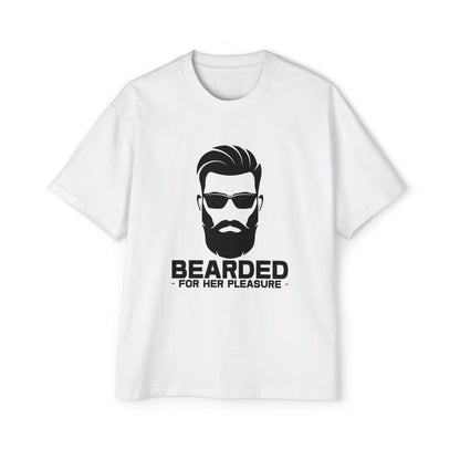 Bearded For Her Pleasure Oversized Tee Graphic Tees Australia Graphic T-Shirt Australia -  Cool Graphic T-Shirts Online -  Bearded For Her Pleasure Oversized Tee | Funny Oversized T-Shirt