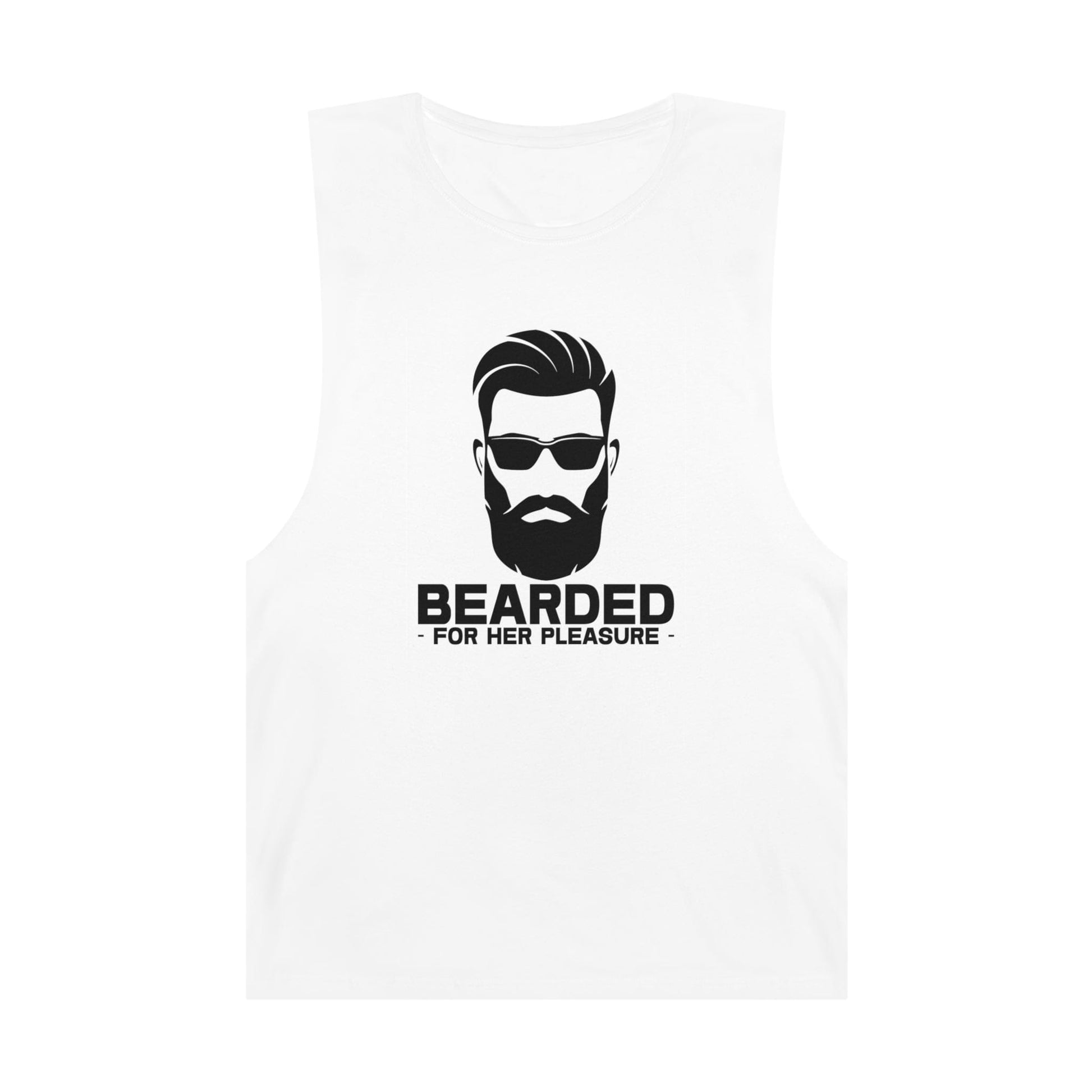 Bearded For Her Pleasure Tank Top Graphic Tees Australia Graphic T-Shirt Australia -  Cool Graphic T-Shirts Online - 