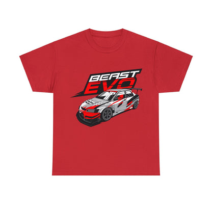 Beast EVO Lancer JDM Graphic Tee Graphic Tees Australia Red / S Graphic T-Shirt Australia -  Cool Graphic T-Shirts Online - 