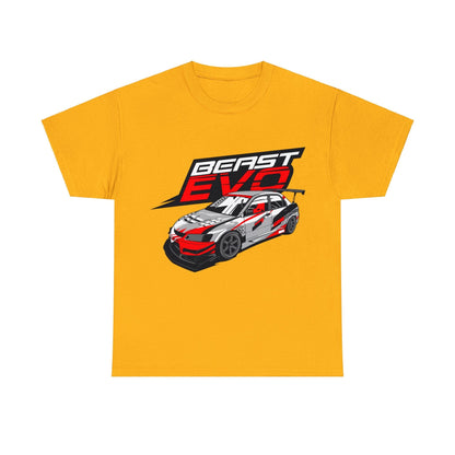 Beast EVO Lancer JDM Graphic Tee Graphic Tees Australia Gold / S Graphic T-Shirt Australia -  Cool Graphic T-Shirts Online - 