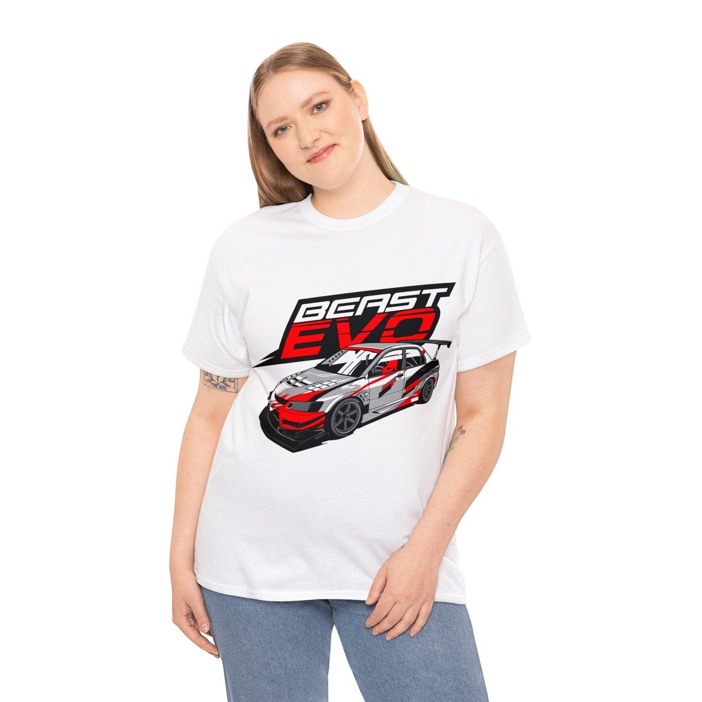 Beast EVO Lancer JDM Graphic Tee Graphic Tees Australia Graphic T-Shirt Australia -  Cool Graphic T-Shirts Online - 