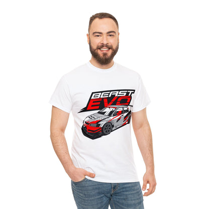 Beast EVO Lancer JDM Graphic Tee Graphic Tees Australia Graphic T-Shirt Australia -  Cool Graphic T-Shirts Online - 