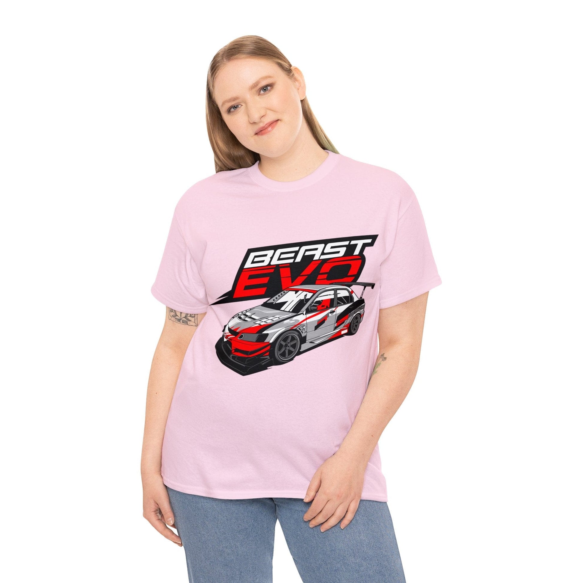 Beast EVO Lancer JDM Graphic Tee Graphic Tees Australia Graphic T-Shirt Australia -  Cool Graphic T-Shirts Online - 