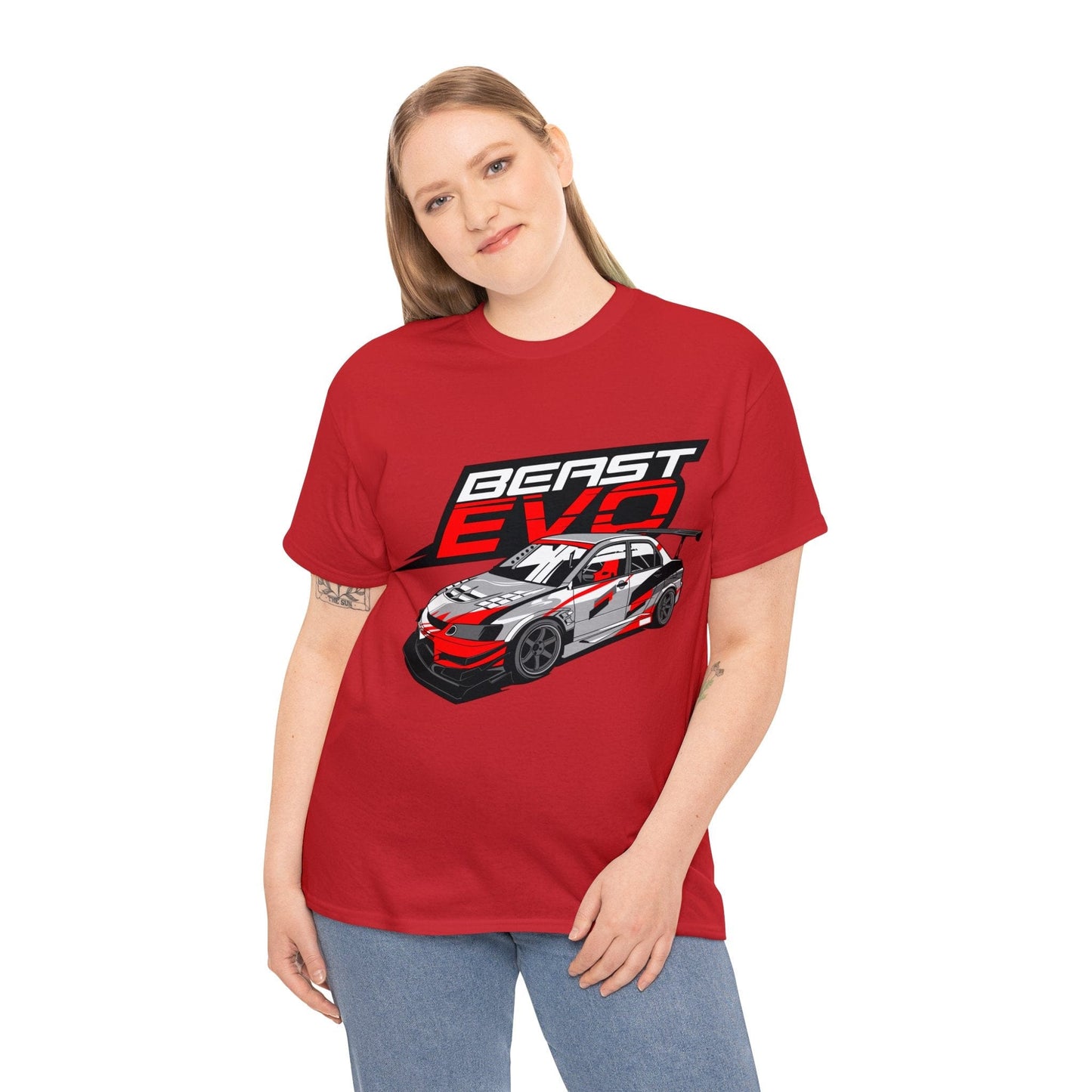 Beast EVO Lancer JDM Graphic Tee Graphic Tees Australia Graphic T-Shirt Australia -  Cool Graphic T-Shirts Online - 