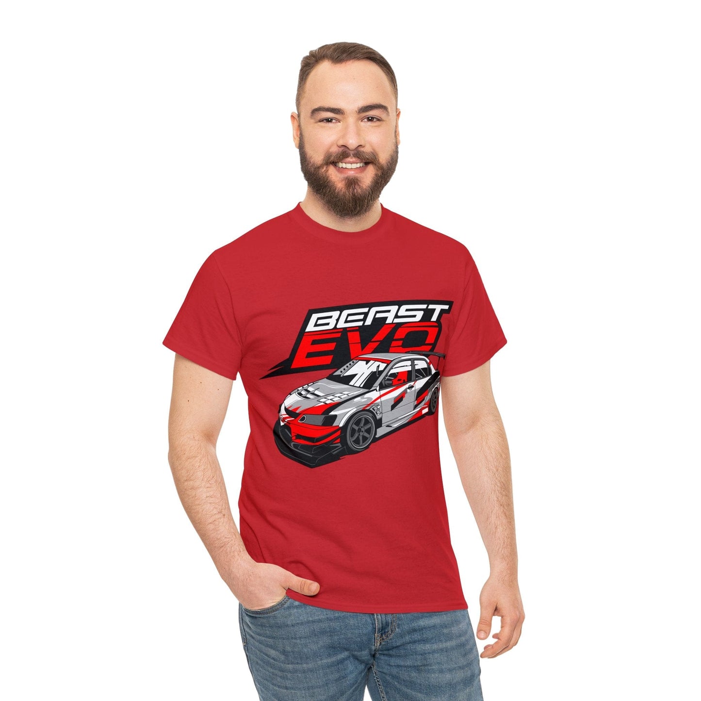 Beast EVO Lancer JDM Graphic Tee Graphic Tees Australia Graphic T-Shirt Australia -  Cool Graphic T-Shirts Online - 