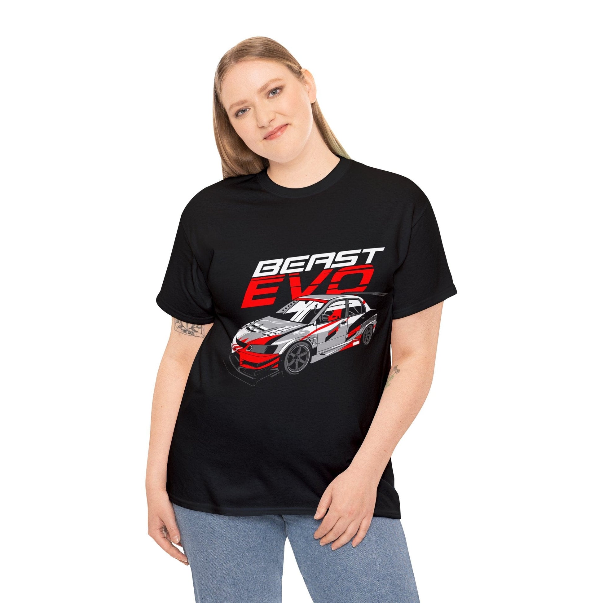 Beast EVO Lancer JDM Graphic Tee Graphic Tees Australia Graphic T-Shirt Australia -  Cool Graphic T-Shirts Online - 