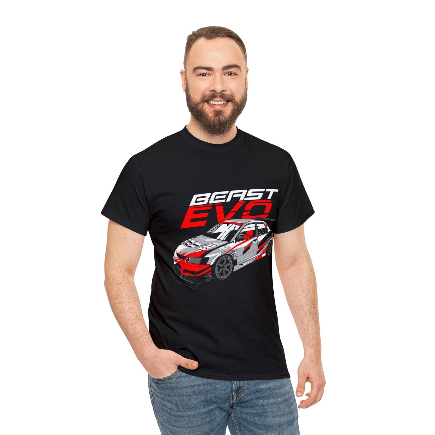 Beast EVO Lancer JDM Graphic Tee Graphic Tees Australia Graphic T-Shirt Australia -  Cool Graphic T-Shirts Online - 