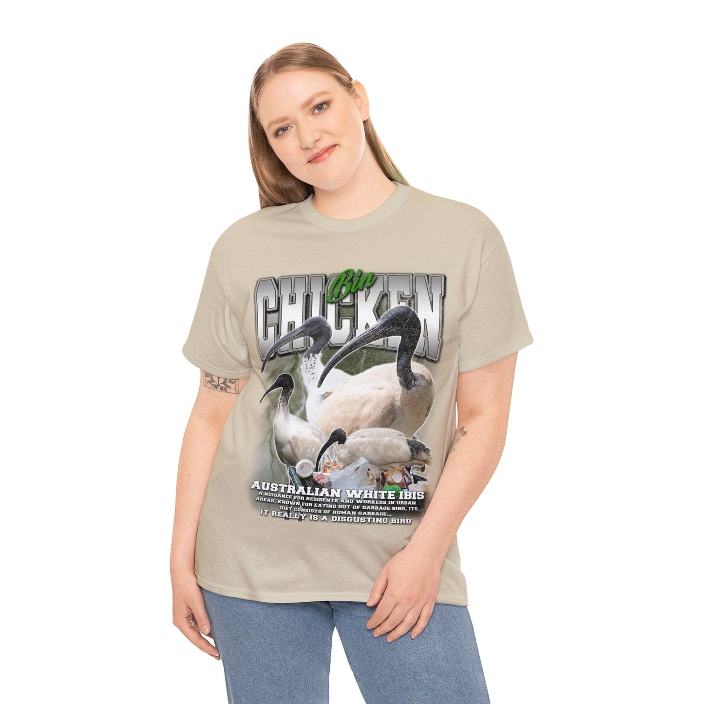 Bin Chicken Vintage Graphic Tee Graphic Tees Australia Graphic T-Shirt Australia -  Cool Graphic T-Shirts Online -  Bin Chicken Vintage T-Shirt | Retro & Vintage T-Shirts Australia