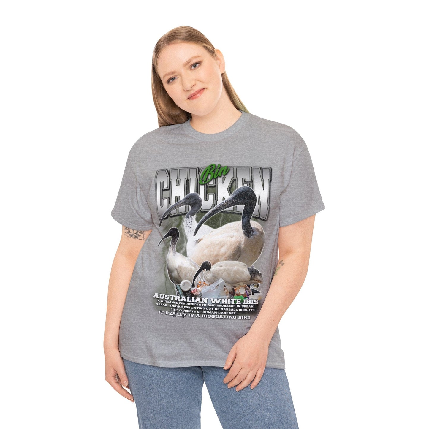 Bin Chicken Vintage Graphic Tee Graphic Tees Australia Graphic T-Shirt Australia -  Cool Graphic T-Shirts Online -  Bin Chicken Vintage T-Shirt | Retro & Vintage T-Shirts Australia