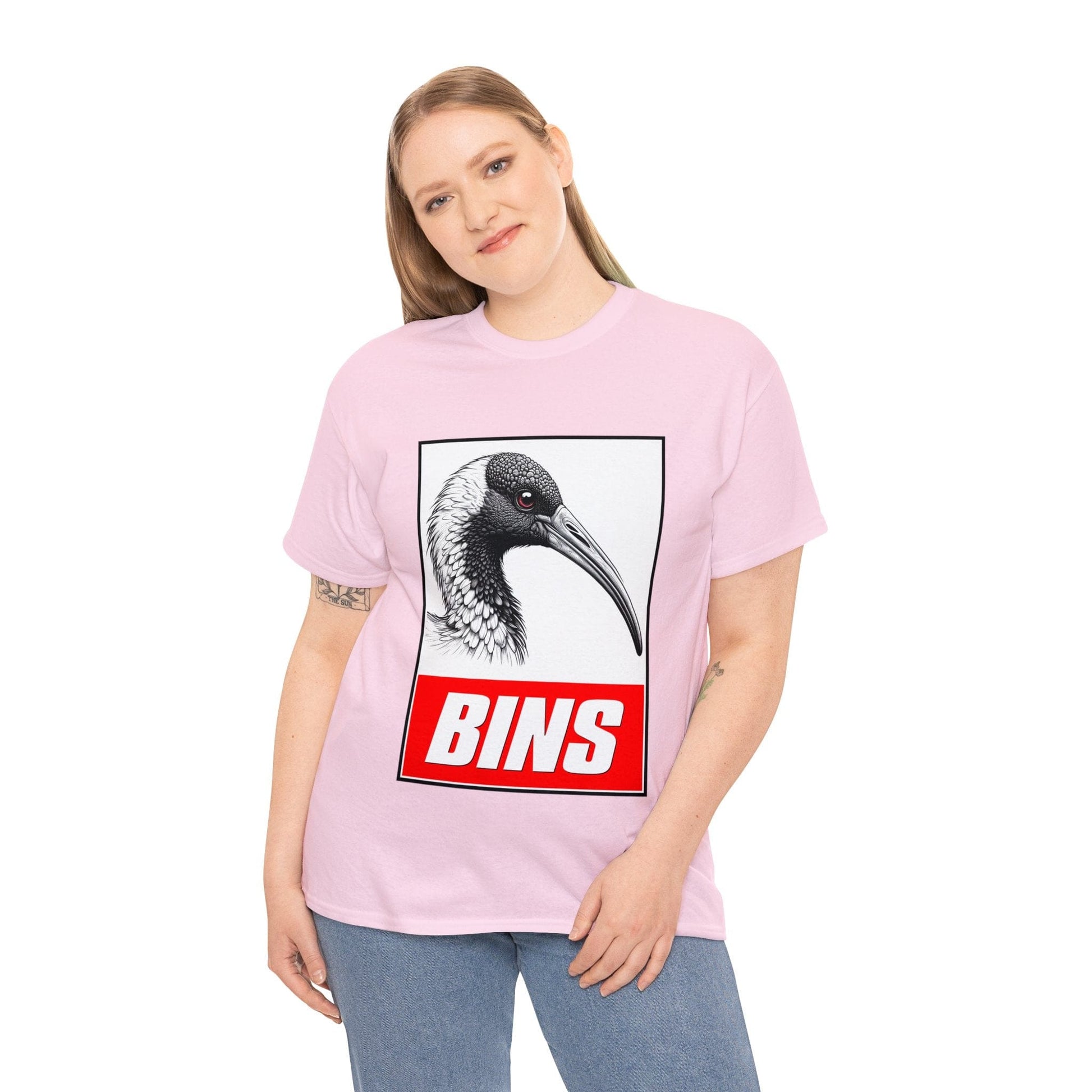 Bins Bin Chicken Graphic Tee Graphic Tees Australia Graphic T-Shirt Australia -  Cool Graphic T-Shirts Online -  Bins Bin Chicken Graphic Tee | Funny T-Shirts Australia