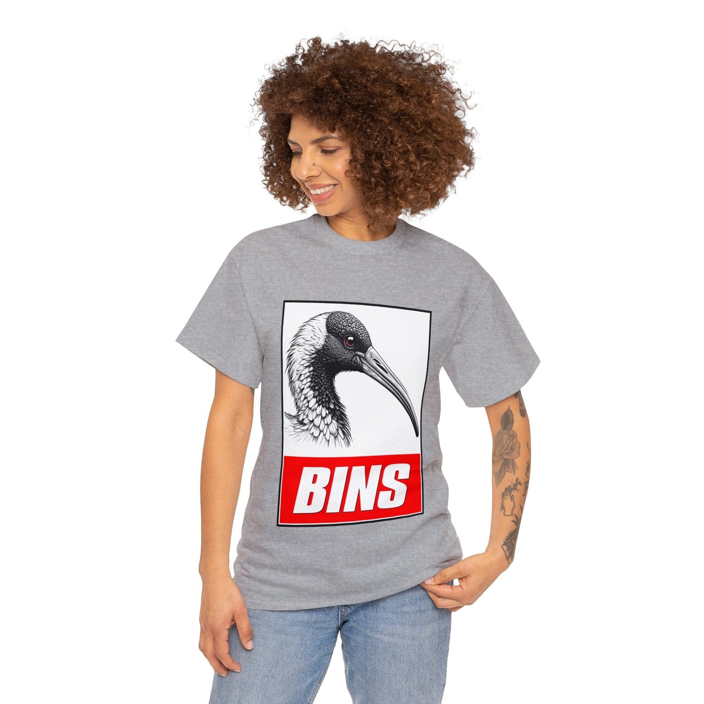 Bins Bin Chicken Graphic Tee Graphic Tees Australia Graphic T-Shirt Australia -  Cool Graphic T-Shirts Online -  Bins Bin Chicken Graphic Tee | Funny T-Shirts Australia