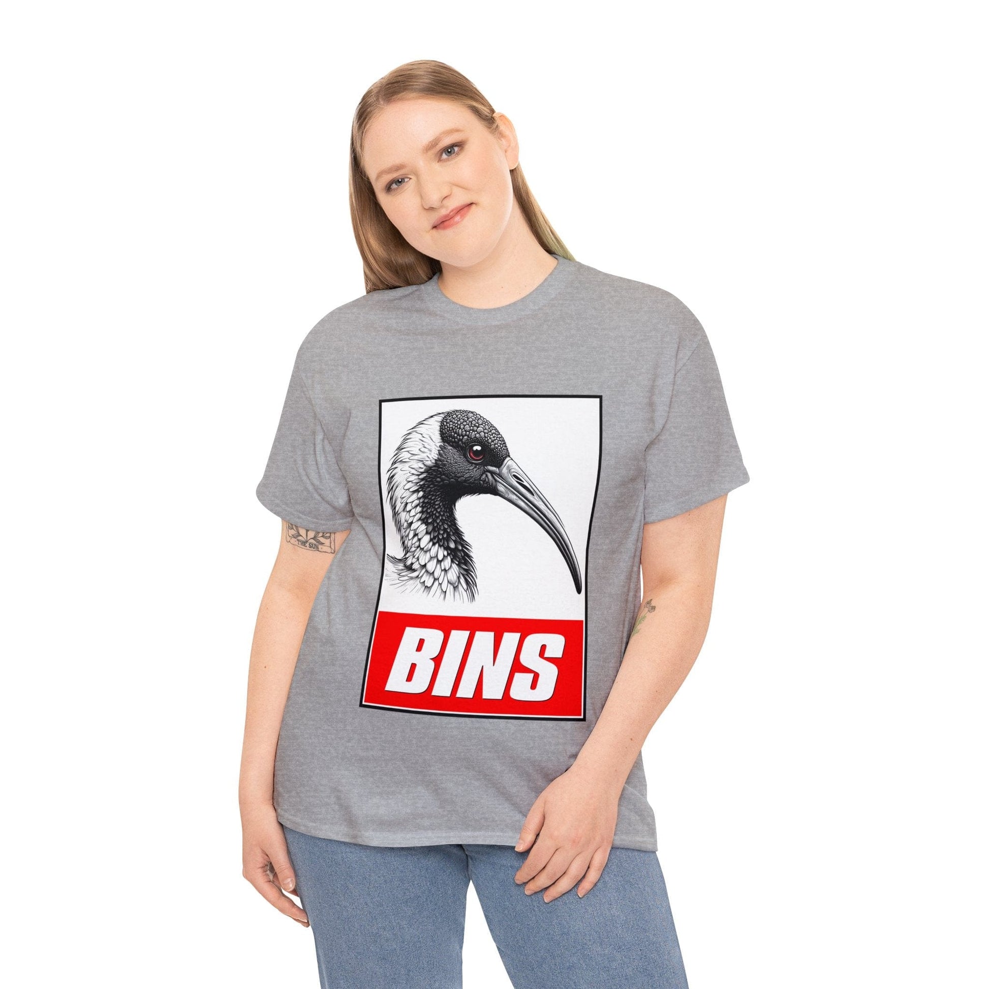 Bins Bin Chicken Graphic Tee Graphic Tees Australia Graphic T-Shirt Australia -  Cool Graphic T-Shirts Online -  Bins Bin Chicken Graphic Tee | Funny T-Shirts Australia