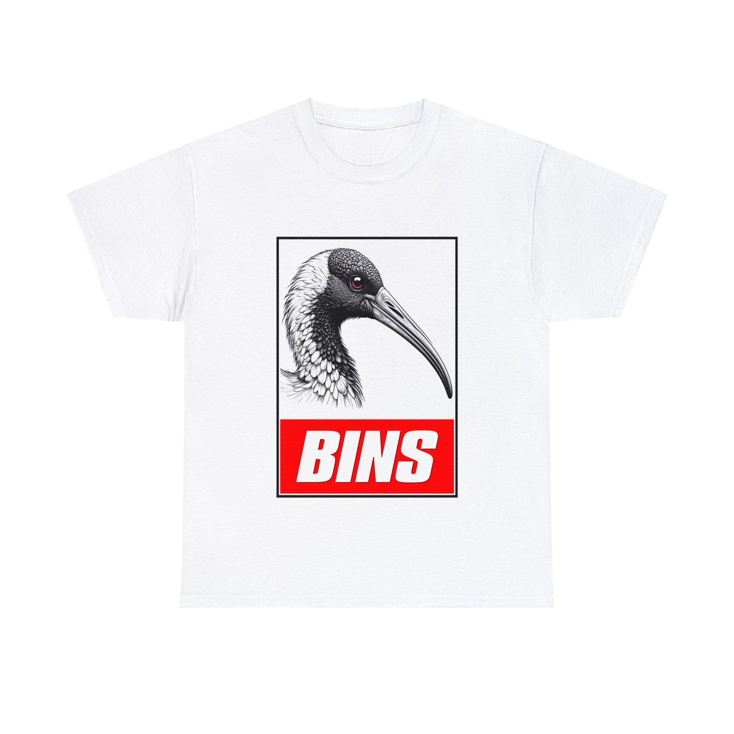 Bins Bin Chicken Graphic Tee Graphic Tees Australia Graphic T-Shirt Australia -  Cool Graphic T-Shirts Online -  Bins Bin Chicken Graphic Tee | Funny T-Shirts Australia