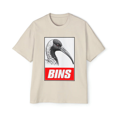 Bins Bin Chicken Oversized Tee Graphic Tees Australia Graphic T-Shirt Australia -  Cool Graphic T-Shirts Online -  Bins Bin Chicken Oversized Tee | Funny T-Shirts Australia