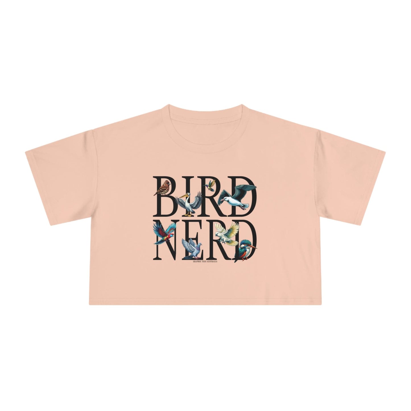 Bird Nerd Crop Tee Graphic Tees Australia Graphic T-Shirt Australia -  Cool Graphic T-Shirts Online -  Bird Nerd Crop Tee | Women's graphic tees australia