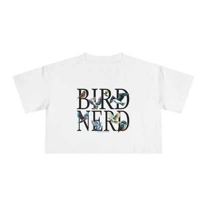 Bird Nerd Crop Tee Graphic Tees Australia Graphic T-Shirt Australia -  Cool Graphic T-Shirts Online -  Bird Nerd Crop Tee | Women's graphic tees australia