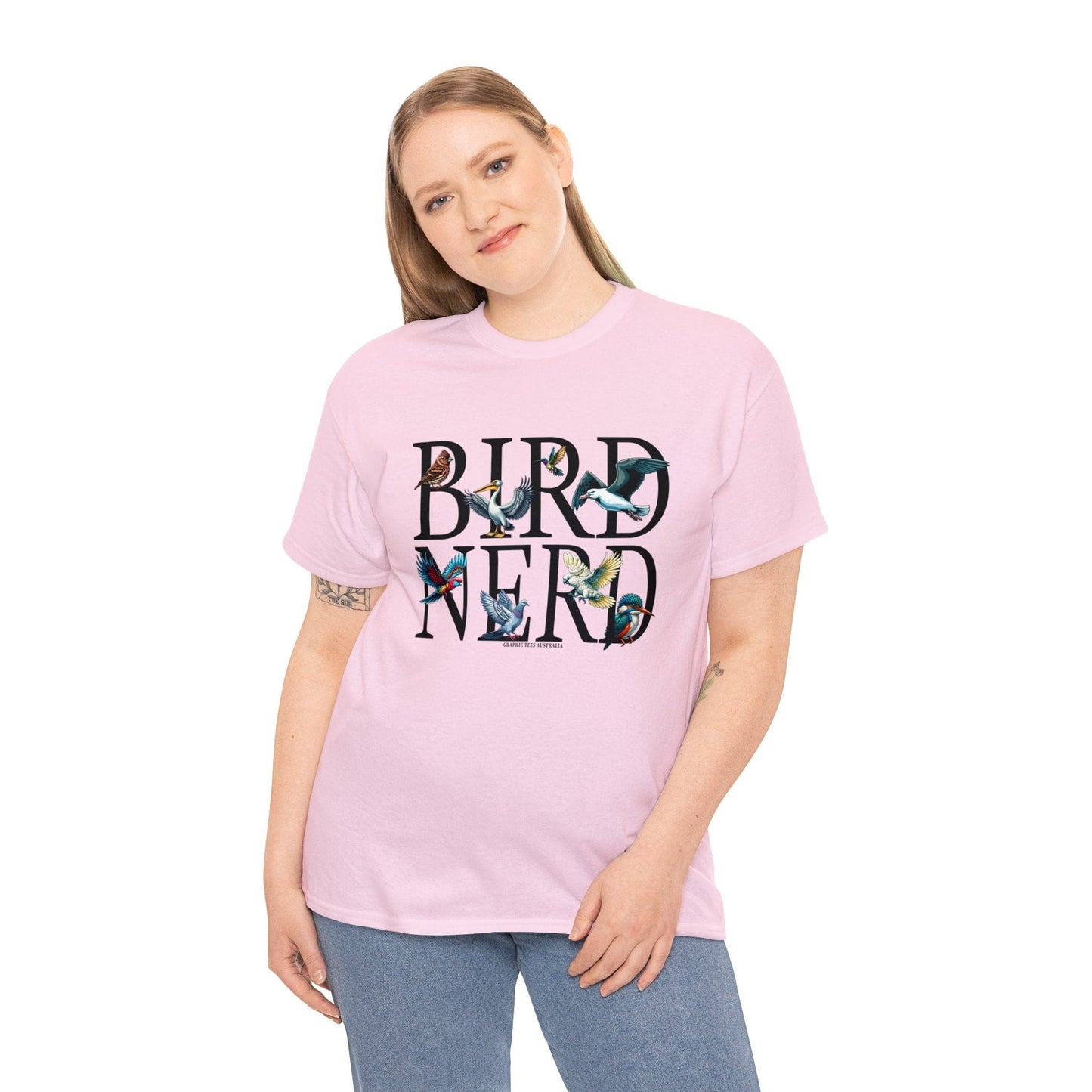 Bird Nerd Graphic Tee Graphic Tees Australia Graphic T-Shirt Australia -  Cool Graphic T-Shirts Online - 