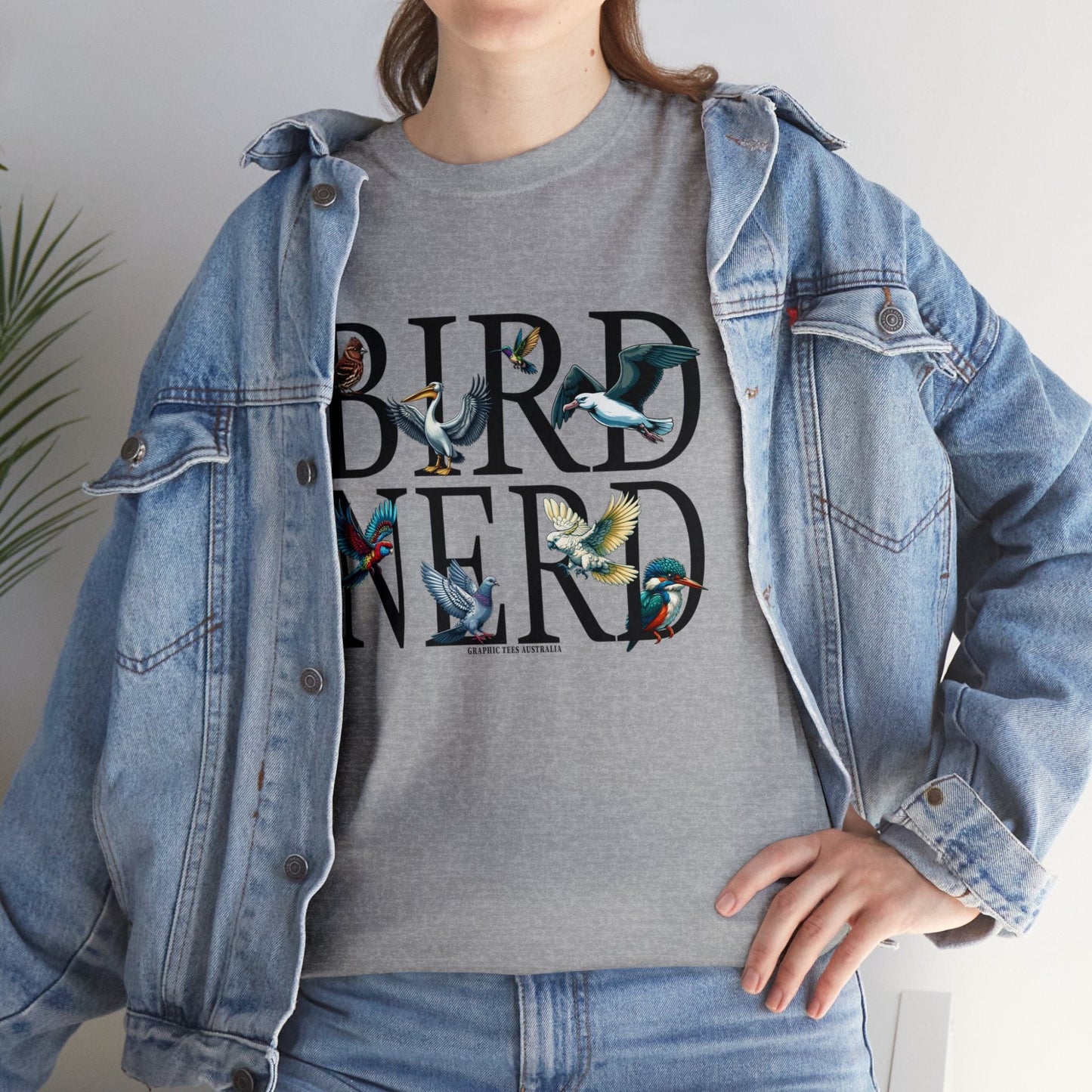 Bird Nerd Graphic Tee Graphic Tees Australia Graphic T-Shirt Australia -  Cool Graphic T-Shirts Online - 