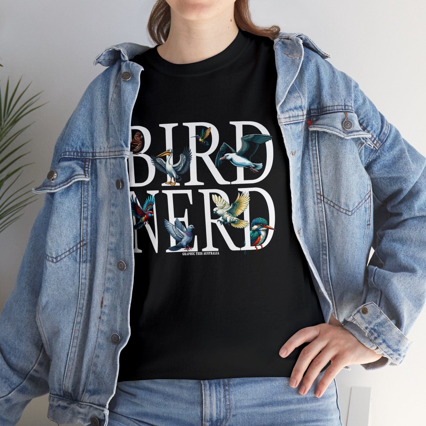 Bird Nerd Graphic Tee Graphic Tees Australia Graphic T-Shirt Australia -  Cool Graphic T-Shirts Online - 