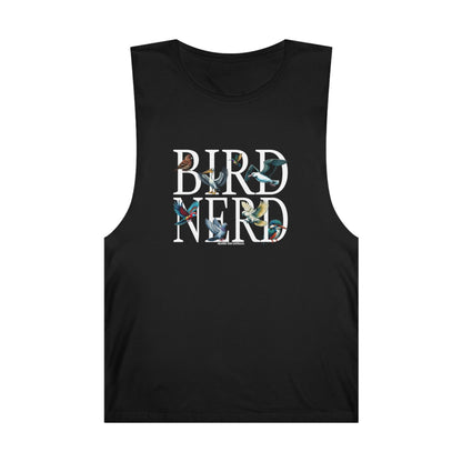 Bird Nerd Tank Top Graphic Tees Australia Black / XS Graphic T-Shirt Australia -  Cool Graphic T-Shirts Online - 