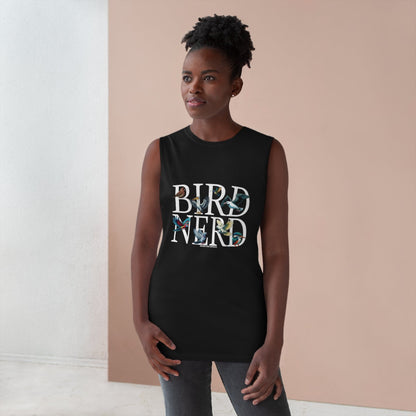 Bird Nerd Tank Top Graphic Tees Australia Graphic T-Shirt Australia -  Cool Graphic T-Shirts Online - 