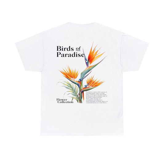 Birds Of Paradise Graphic Tee Graphic Tees Australia White / S Graphic T-Shirt Australia -  Cool Graphic T-Shirts Online -  Birds Of Paradise Graphic Tee | Cool Graphic T-Shirts Online Au